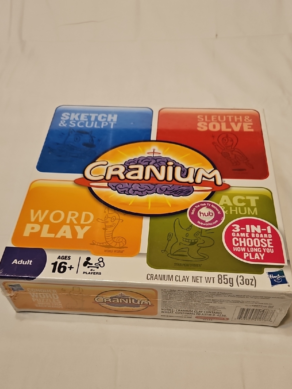 Hasbro Cranium Party Game Board - Blue, Red, Yellow, Green